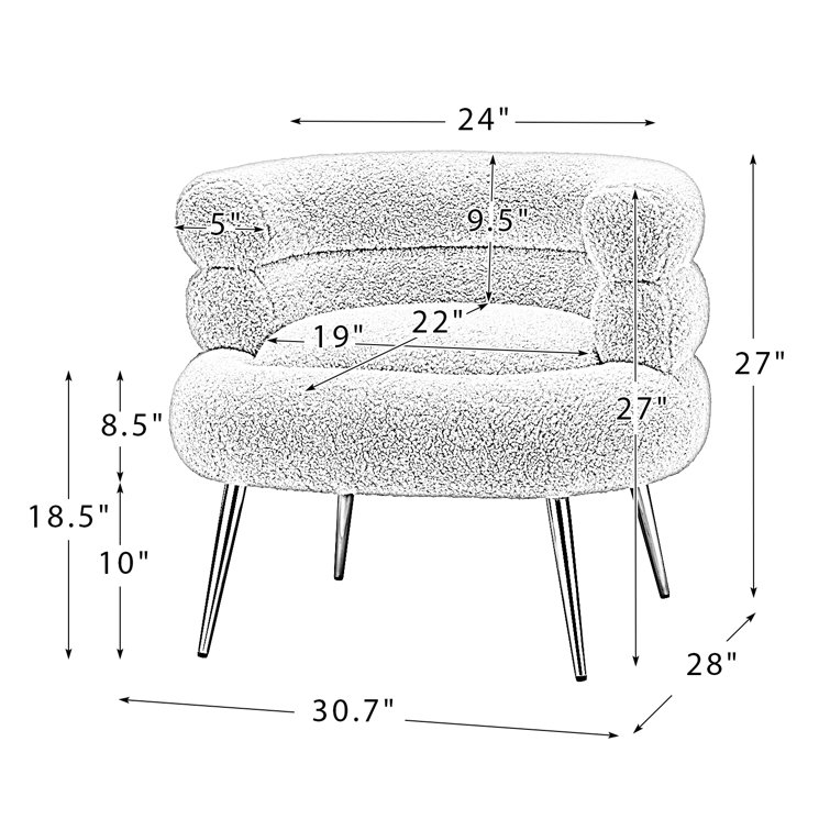 Marsdeni discount barrel chair